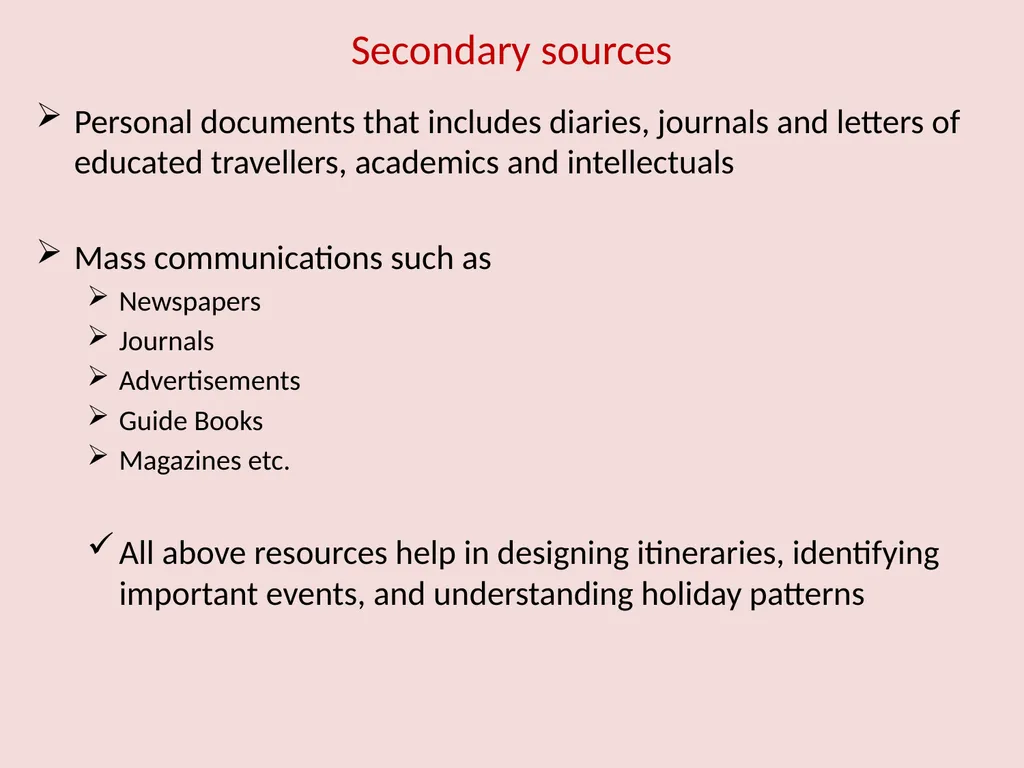TS-1 Foundation Course in Tourism Unit 3 – - slide 6 of 48