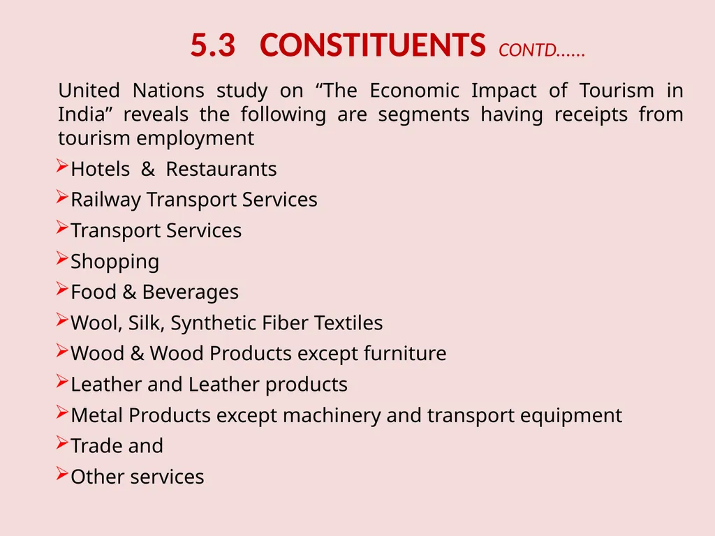 TS-1 Foundation Course in Tourism Unit 3 – - slide 39 of 48
