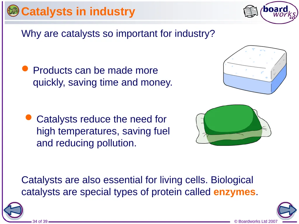 What does rate of reaction mean? The speed of - slide 34 of 39