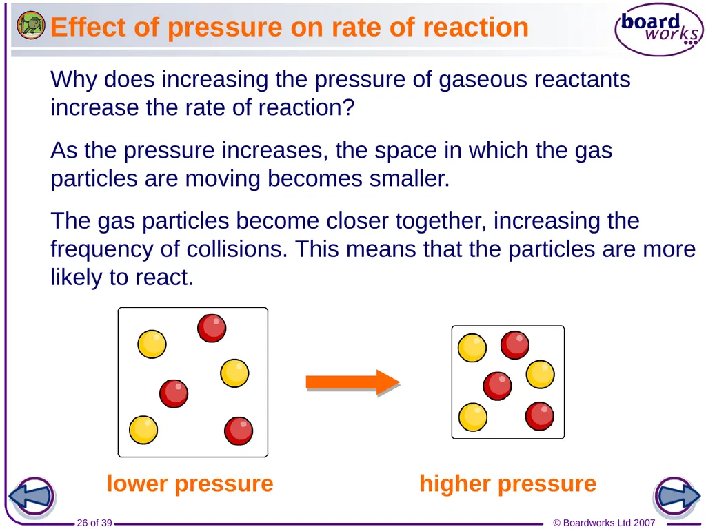 What does rate of reaction mean? The speed of - slide 26 of 39