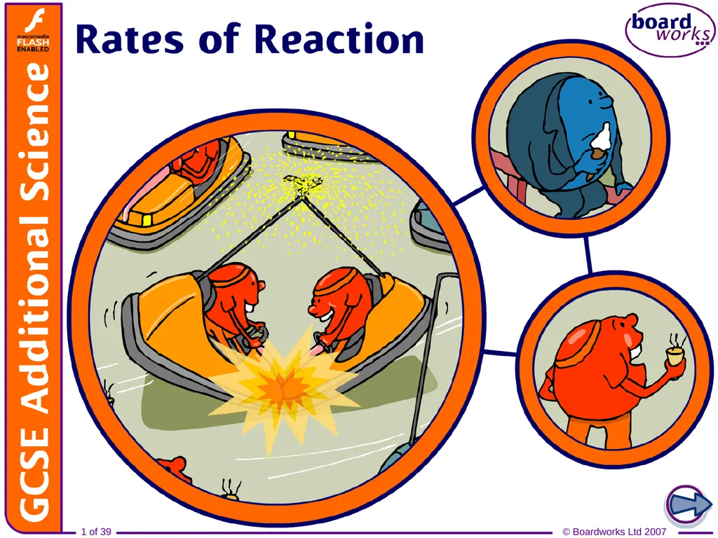 What does rate of reaction mean? The speed of - slide 1 of 39
