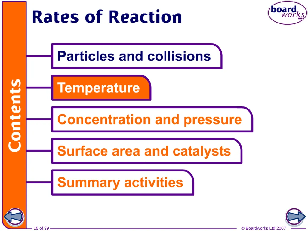 What does rate of reaction mean? The speed of - slide 15 of 39