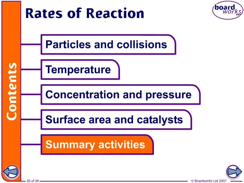 What does rate of reaction mean? The speed of - slide 35 of 39