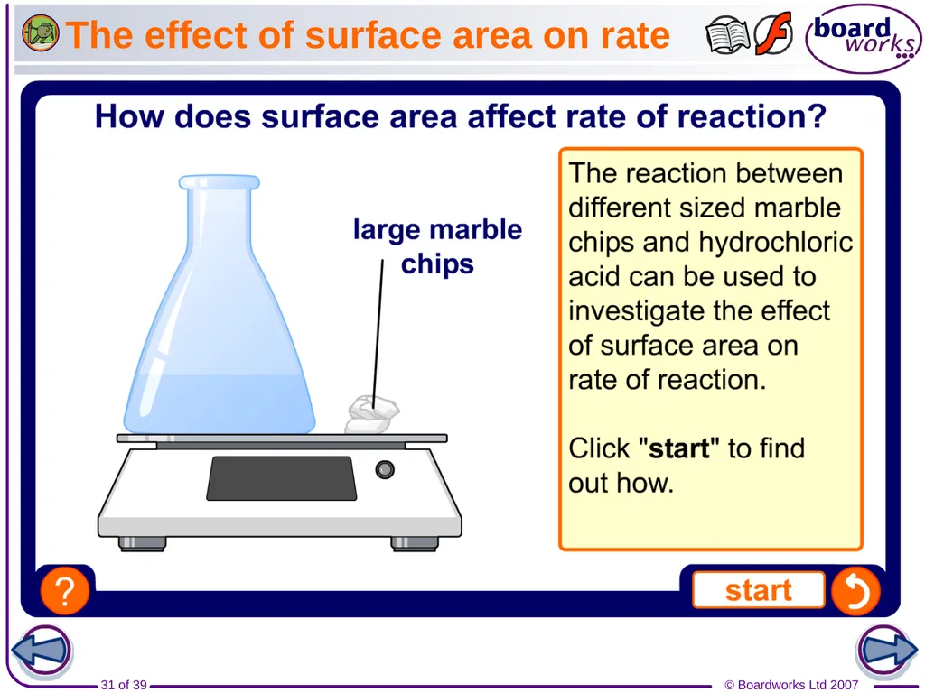 What does rate of reaction mean? The speed of - slide 31 of 39