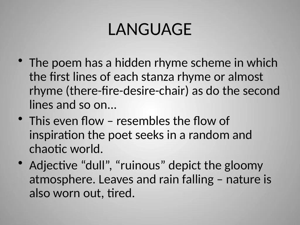 Black Rook in Rainy Weather Sylvia Plath Pg. 177 - slide 17 of 23