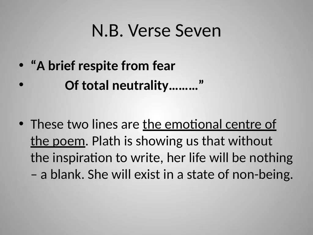 Black Rook in Rainy Weather Sylvia Plath Pg. 177 - slide 14 of 23