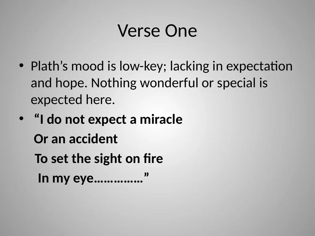 Black Rook in Rainy Weather Sylvia Plath Pg. 177 - slide 8 of 23
