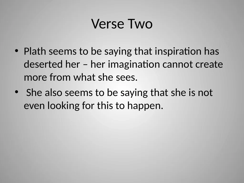 Black Rook in Rainy Weather Sylvia Plath Pg. 177 - slide 9 of 23