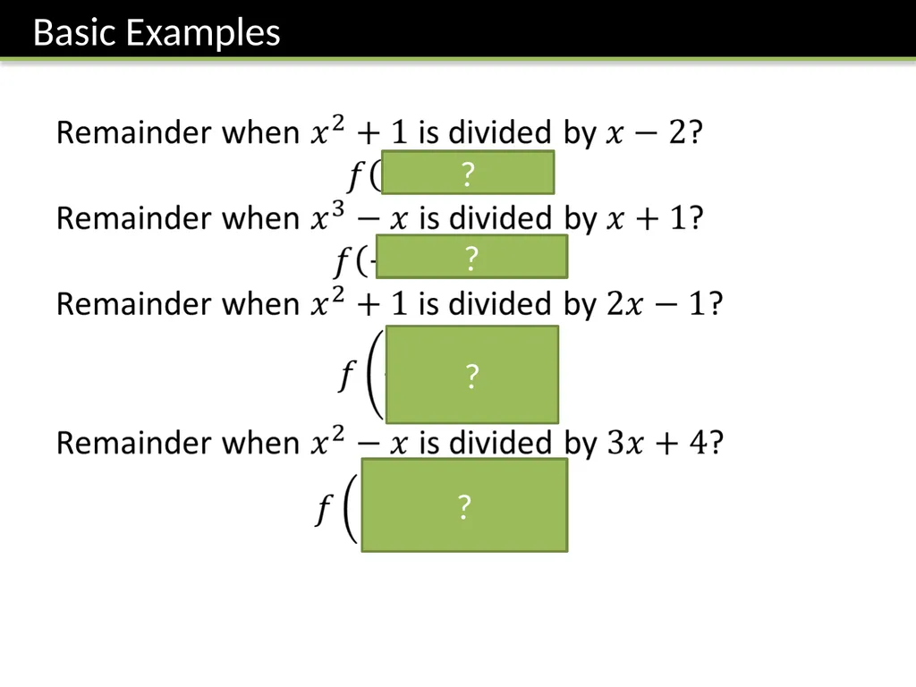 C2: Chapter 1 Algebra and Functions Dr J Frost - slide 13 of 22
