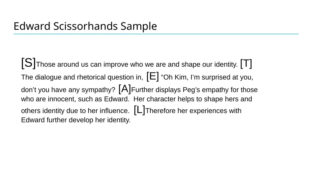 Steal Paragraphs A scaffold to support students - slide 6 of 7