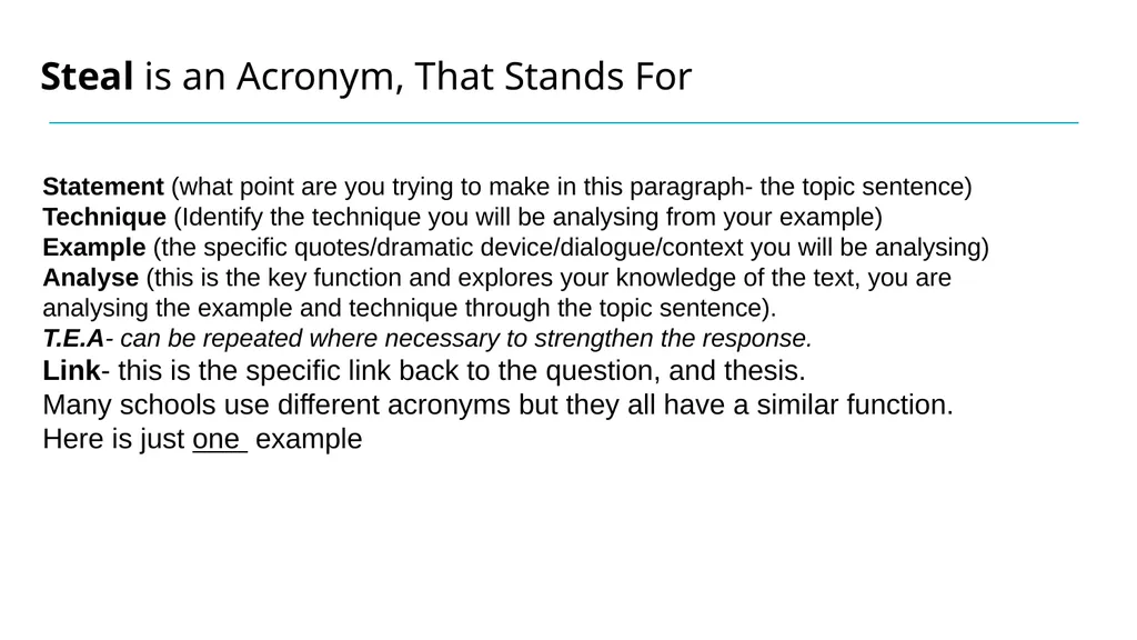 Steal Paragraphs A scaffold to support students - slide 2 of 7