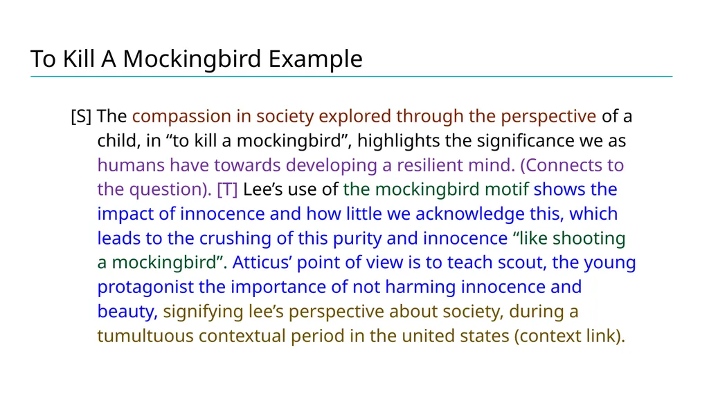 Steal Paragraphs A scaffold to support students - slide 5 of 7