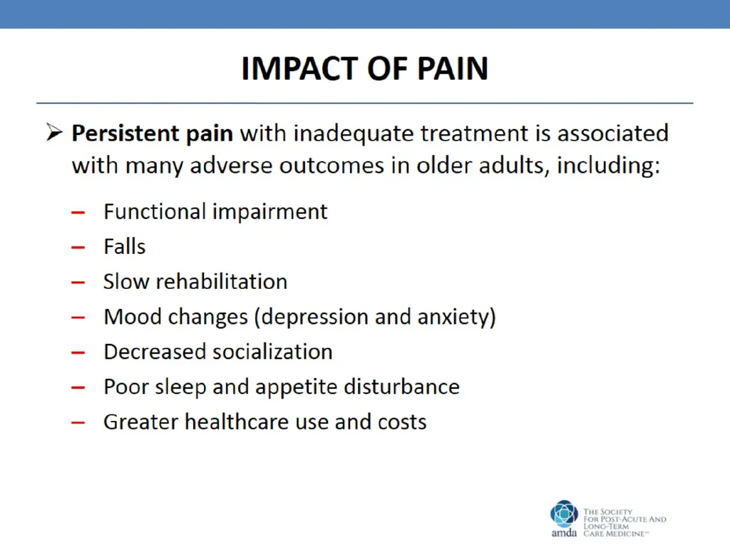 Pain Management in the Post-Acute and Long-Term - slide 6 of 38