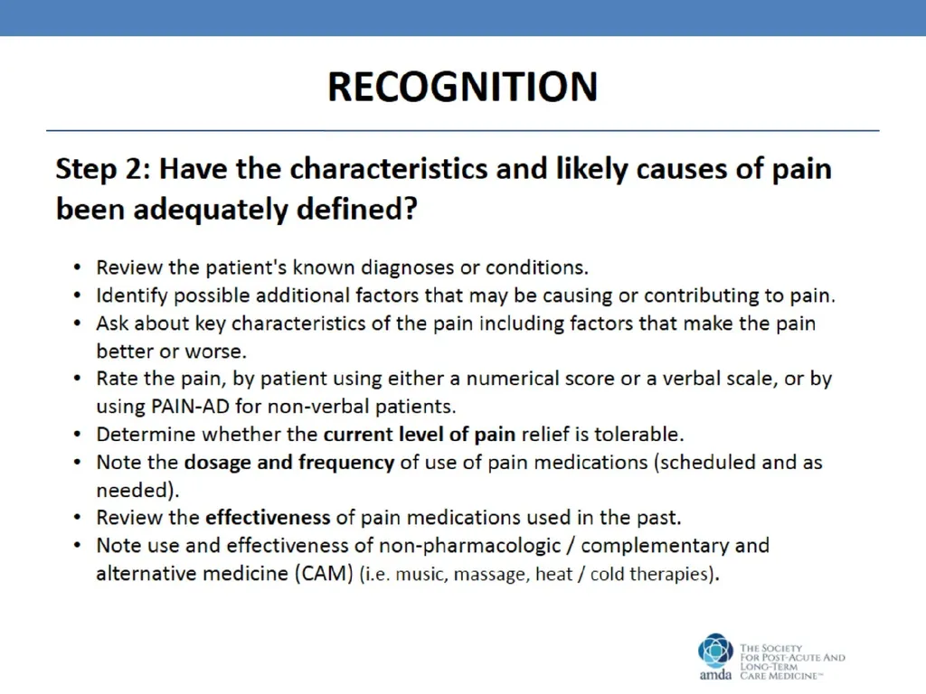Pain Management in the Post-Acute and Long-Term - slide 11 of 38