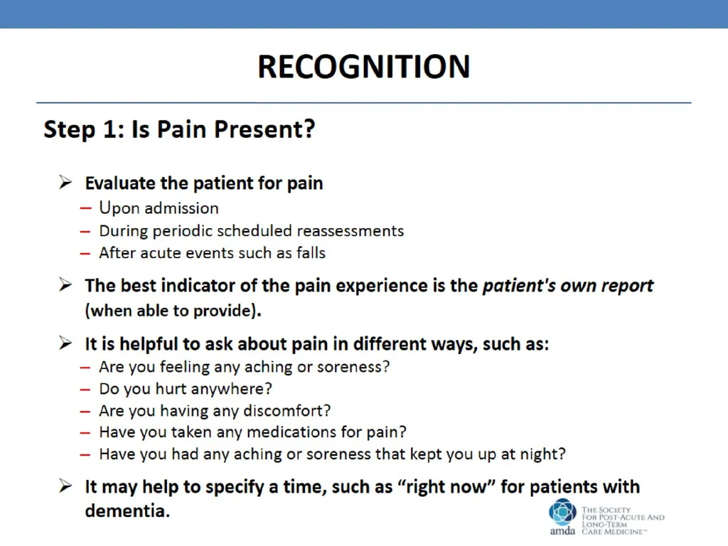 Pain Management in the Post-Acute and Long-Term - slide 9 of 38