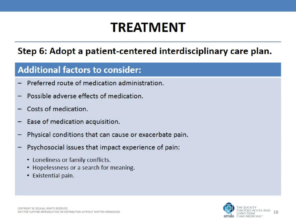 Pain Management in the Post-Acute and Long-Term - slide 18 of 38
