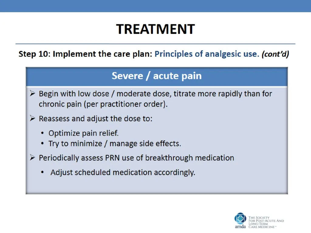 Pain Management in the Post-Acute and Long-Term - slide 23 of 38