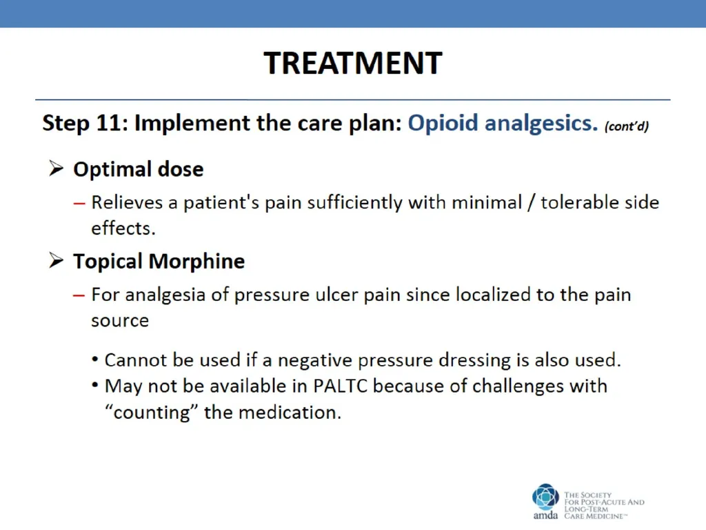Pain Management in the Post-Acute and Long-Term - slide 27 of 38