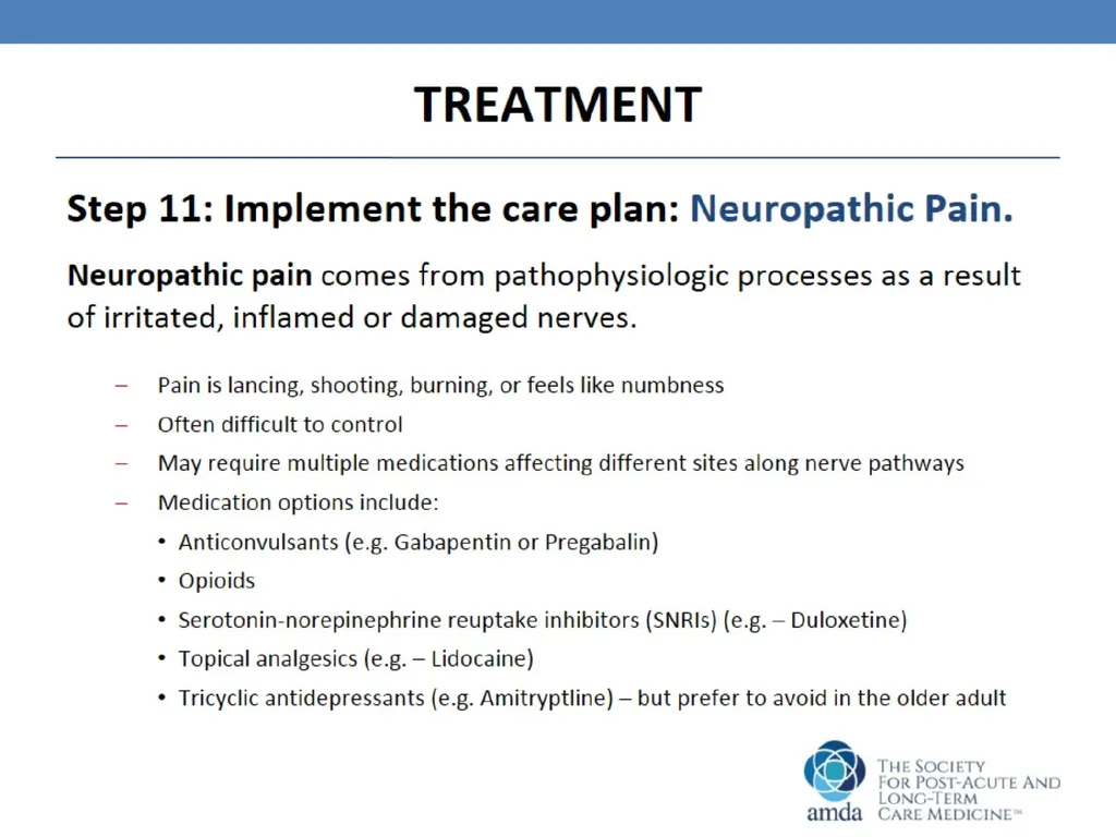 Pain Management in the Post-Acute and Long-Term - slide 31 of 38