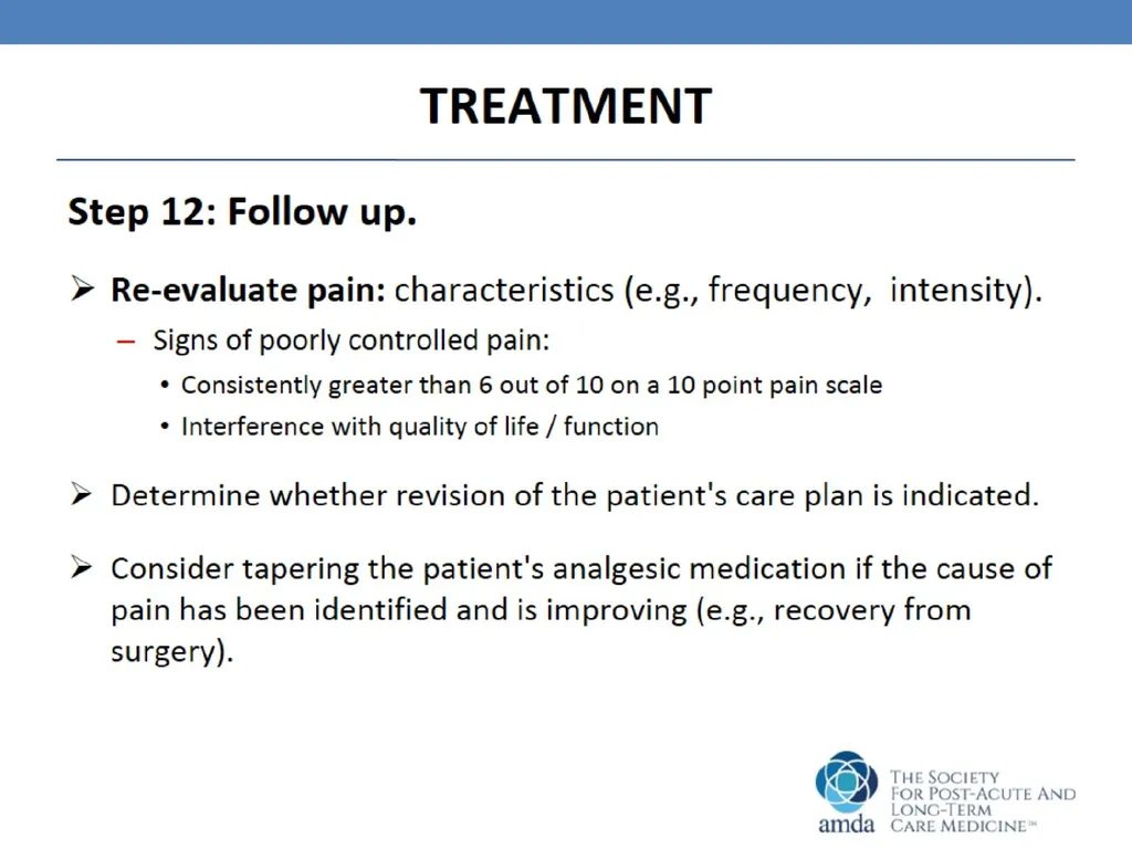 Pain Management in the Post-Acute and Long-Term - slide 32 of 38