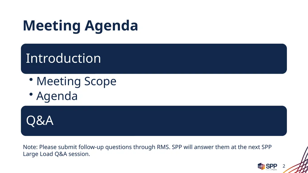 SPP LARGE LOAD Q&A September 17, 2026 Transmission - slide 2 of 21