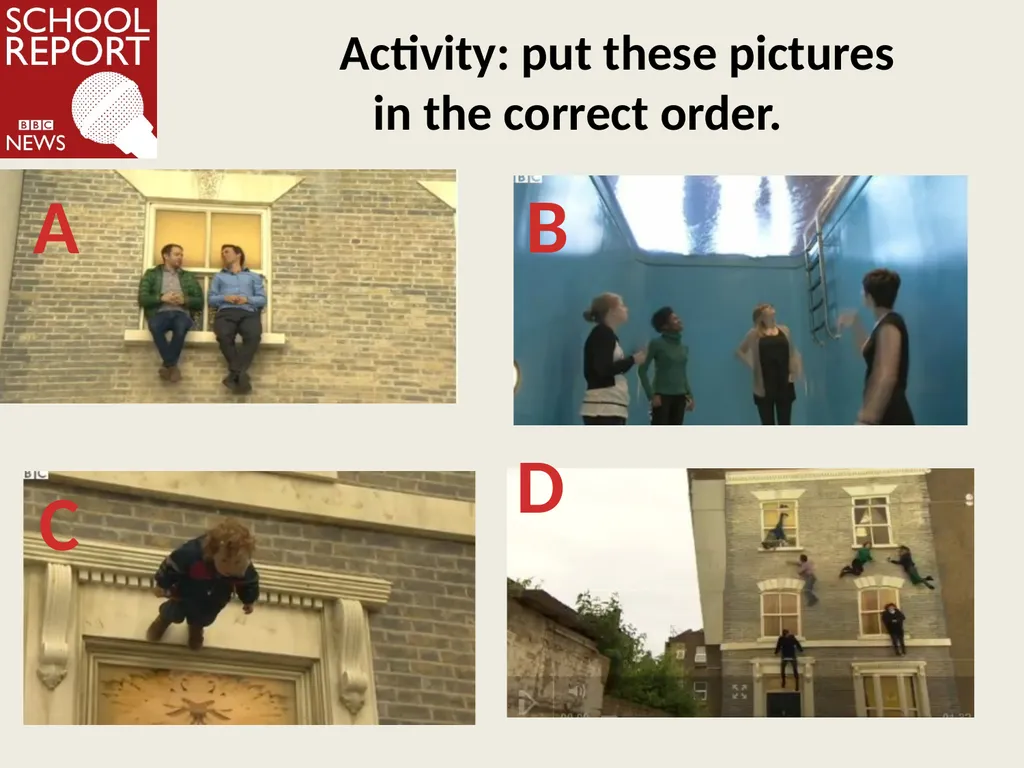 Writing news Learning objective: to understand the - slide 9 of 12