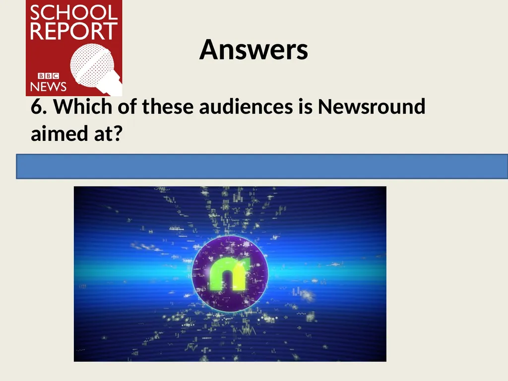 Finding the news Learning objective: to understand - slide 19 of 20