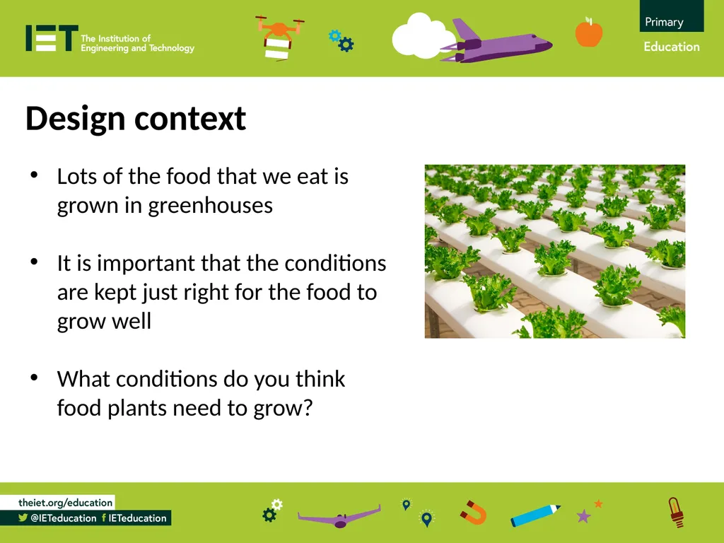Smart greenhouse with the BBC micro:bit Designing - slide 4 of 11