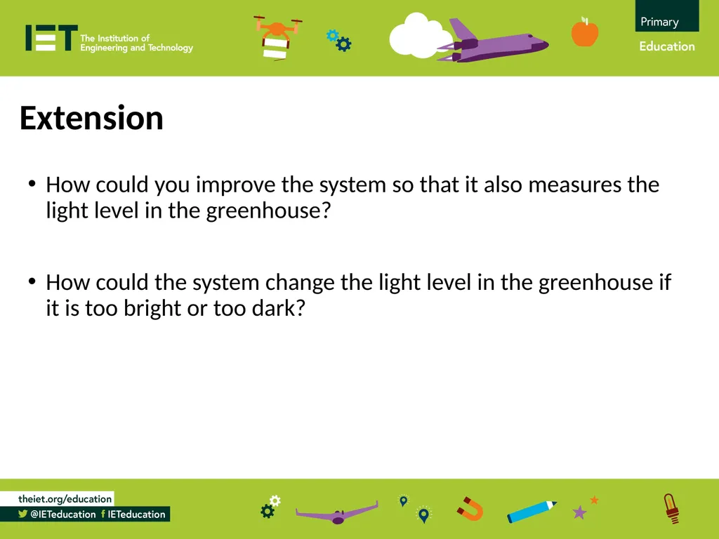 Smart greenhouse with the BBC micro:bit Designing - slide 9 of 11