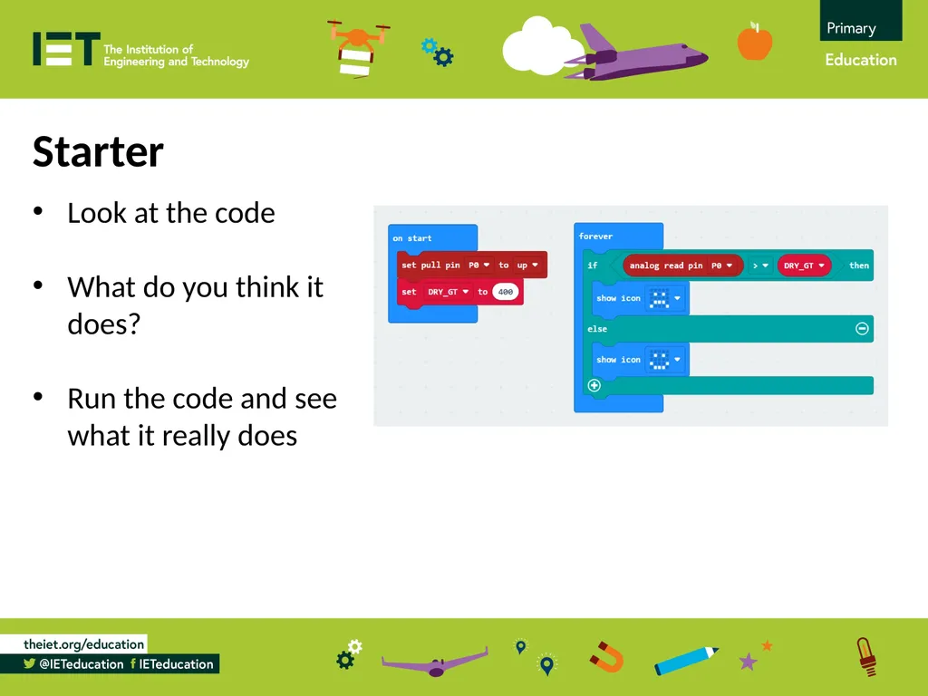 Smart greenhouse with the BBC micro:bit Designing - slide 3 of 11