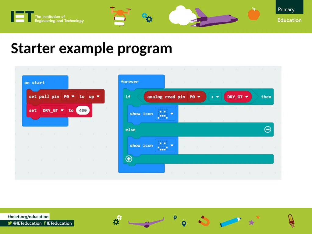 Smart greenhouse with the BBC micro:bit Designing - slide 10 of 11