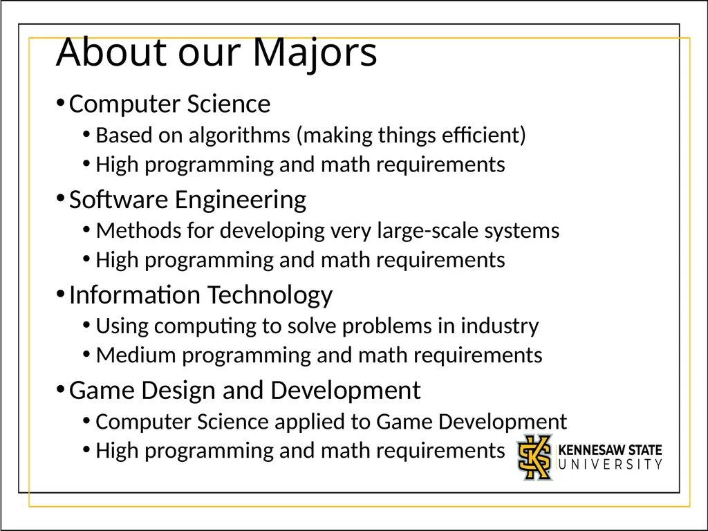 We’re glad you’re here! Welcome to the First Year - slide 16 of 19