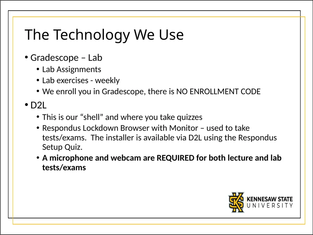 We’re glad you’re here! Welcome to the First Year - slide 8 of 19