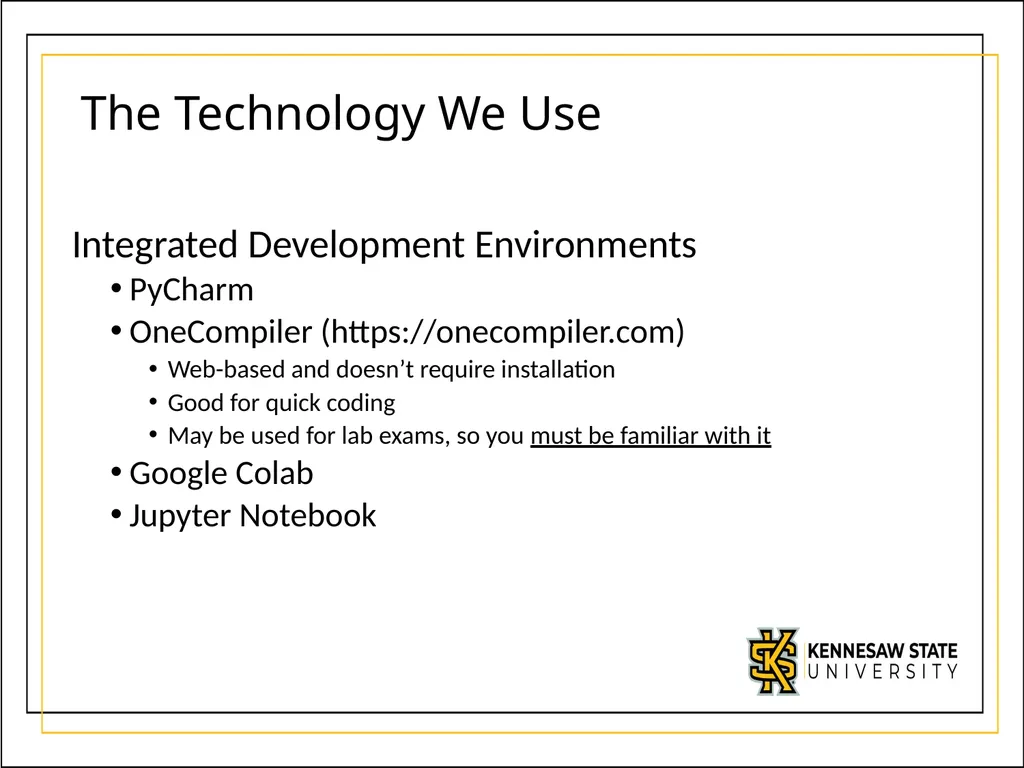 We’re glad you’re here! Welcome to the First Year - slide 9 of 19