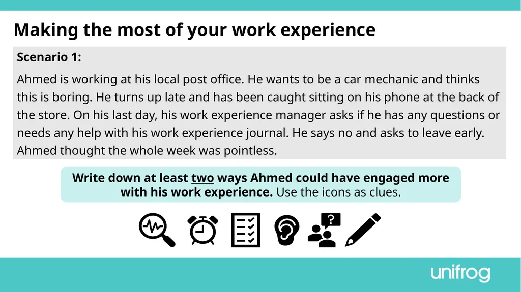 Teacher’s slide Preparing to go on work experience - slide 23 of 32