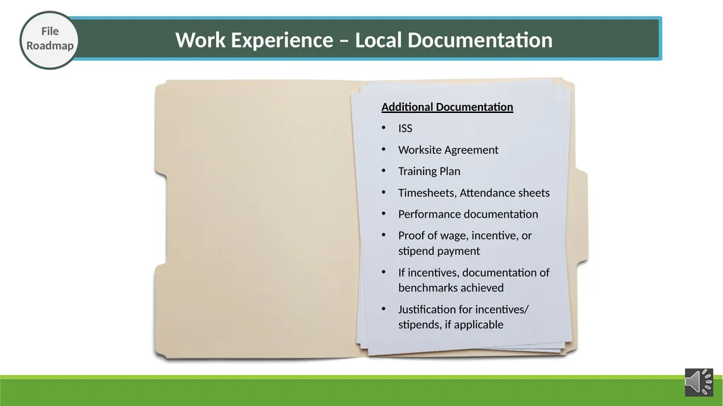 Work Experience – WIOA Youth Wioa Title 1 training - slide 25 of 26