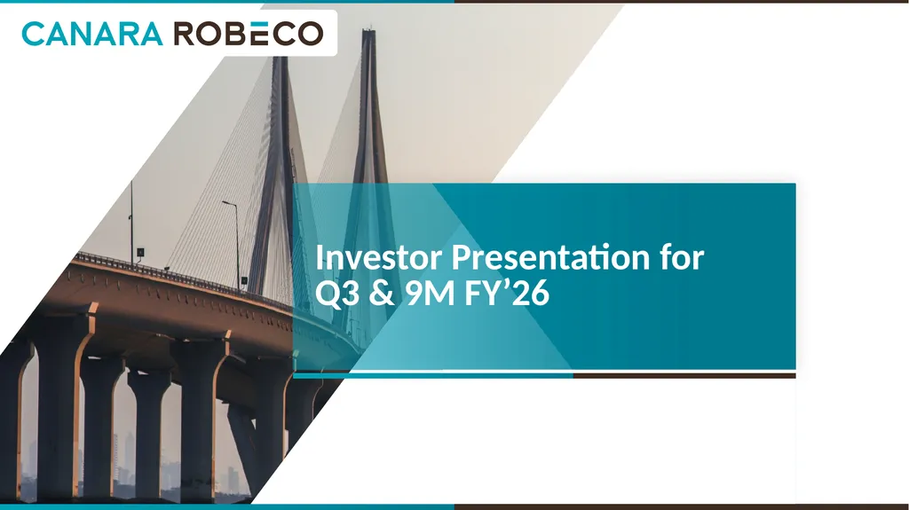 Investor Presentation for Q3 & 9M FY’26 Table of - slide 1 of 24