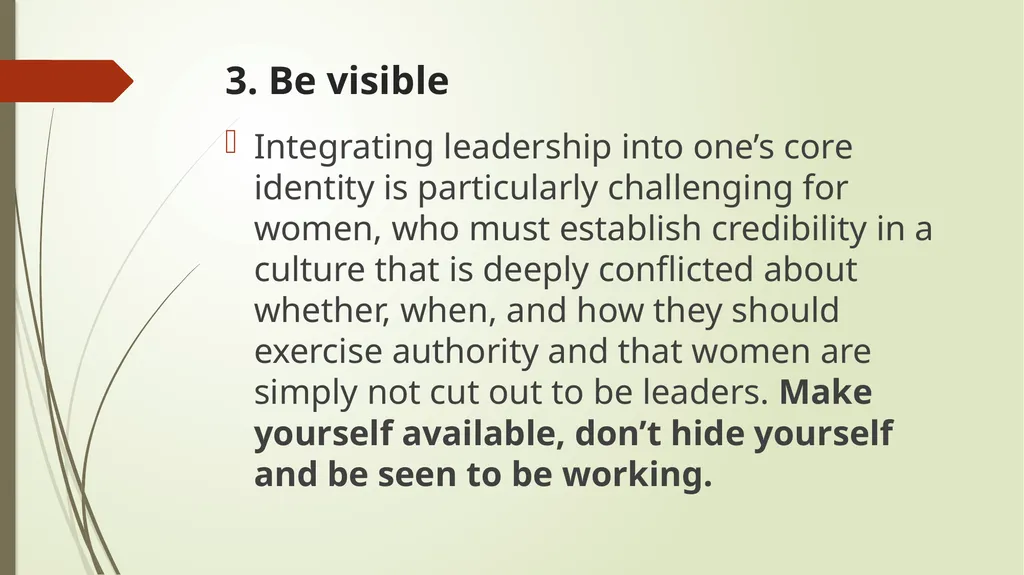YOUNG WOMEN ON THE RISE : sharing experiences - slide 9 of 25