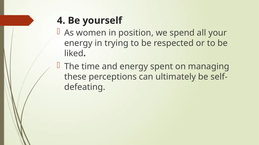 YOUNG WOMEN ON THE RISE : sharing experiences - slide 11 of 25