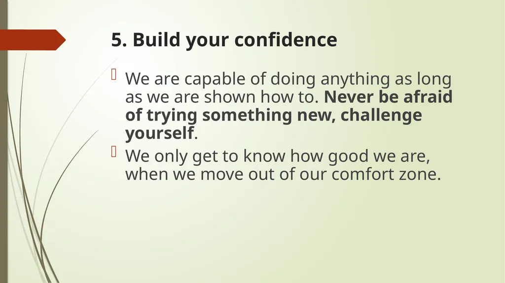 YOUNG WOMEN ON THE RISE : sharing experiences - slide 14 of 25