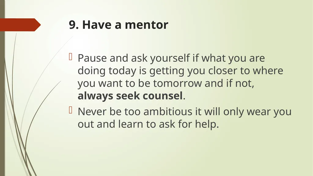 YOUNG WOMEN ON THE RISE : sharing experiences - slide 21 of 25