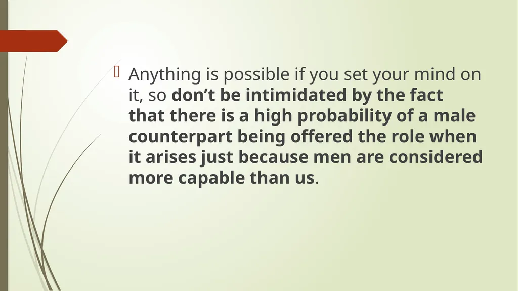 YOUNG WOMEN ON THE RISE : sharing experiences - slide 10 of 25