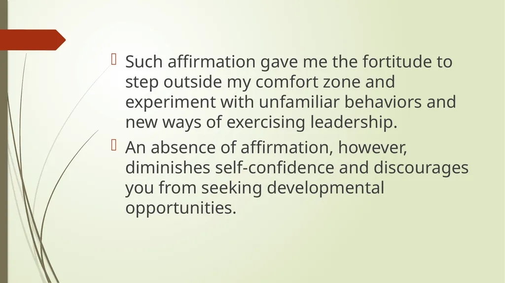 YOUNG WOMEN ON THE RISE : sharing experiences - slide 6 of 25