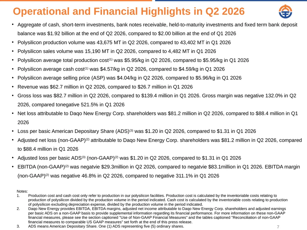 August 20 2026 Q2 2026 Results Presentation Safe - slide 7 of 16