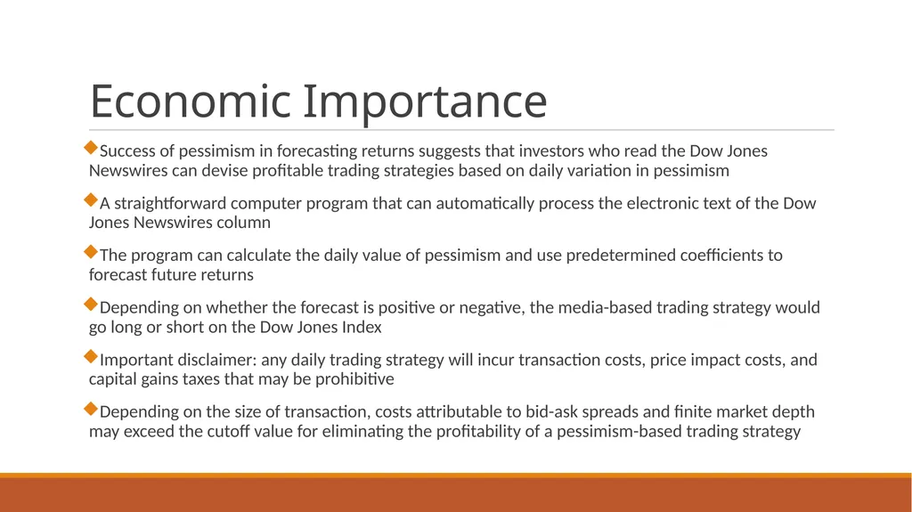 Giving Content to Investor Sentiment: The Role of - slide 13 of 17
