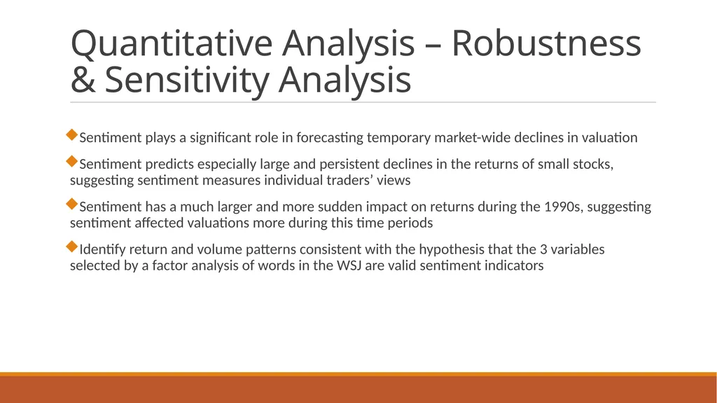 Giving Content to Investor Sentiment: The Role of - slide 12 of 17