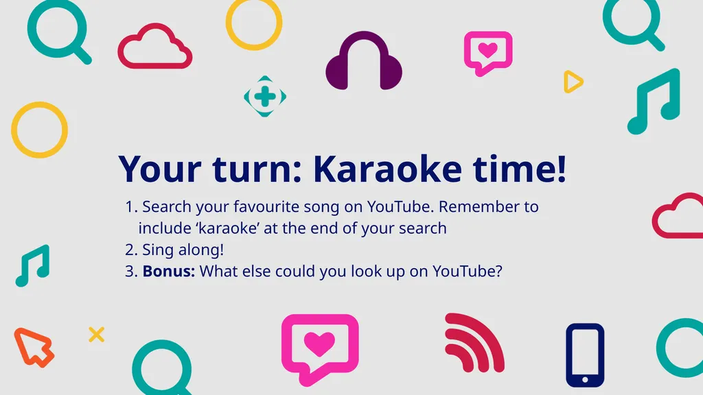 YouTube Karaoke Add your logo here Acknowledgement - slide 8 of 13