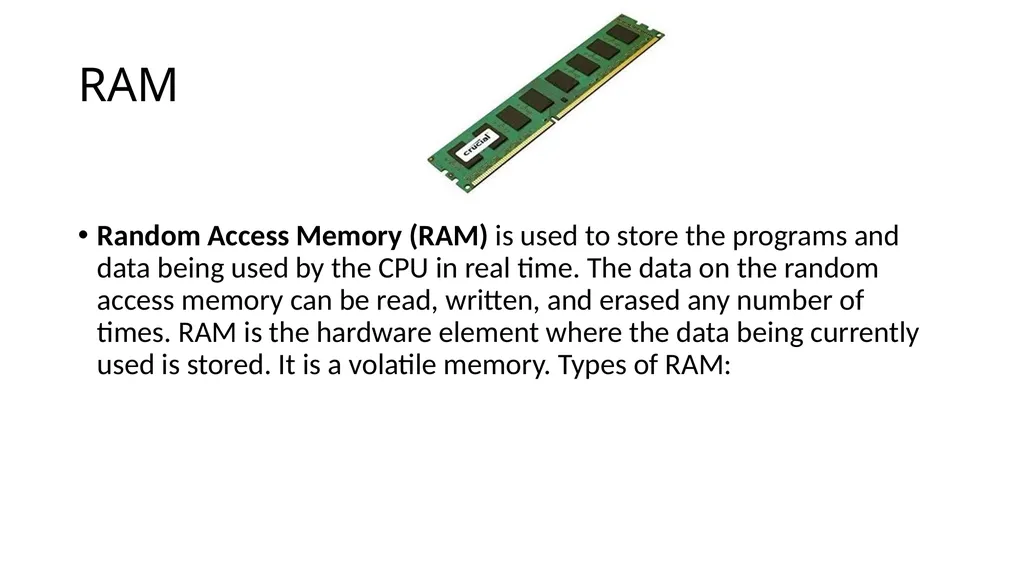 Subject Name :Computer Architecture Presentation - slide 3 of 12