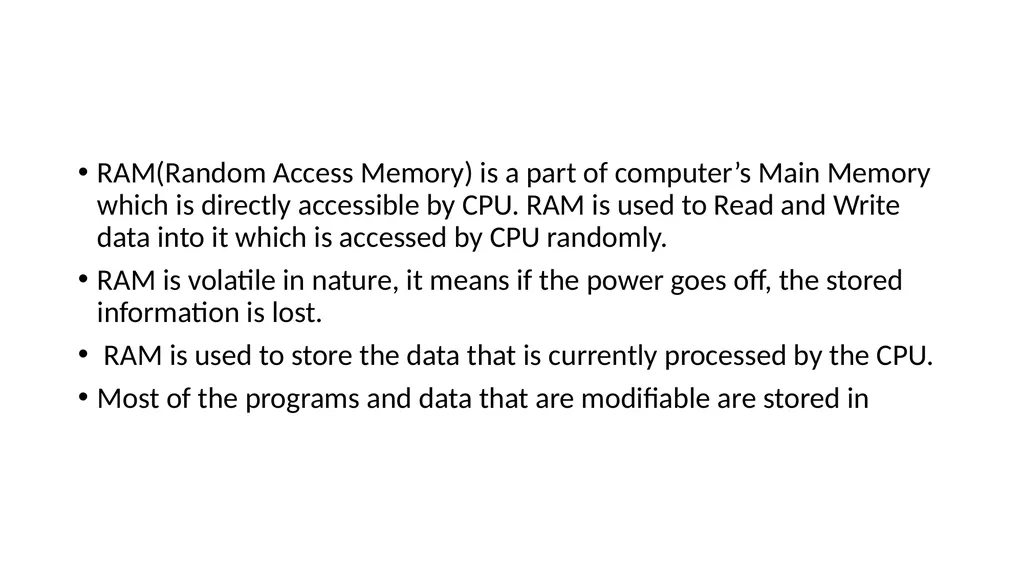 Subject Name :Computer Architecture Presentation - slide 4 of 12
