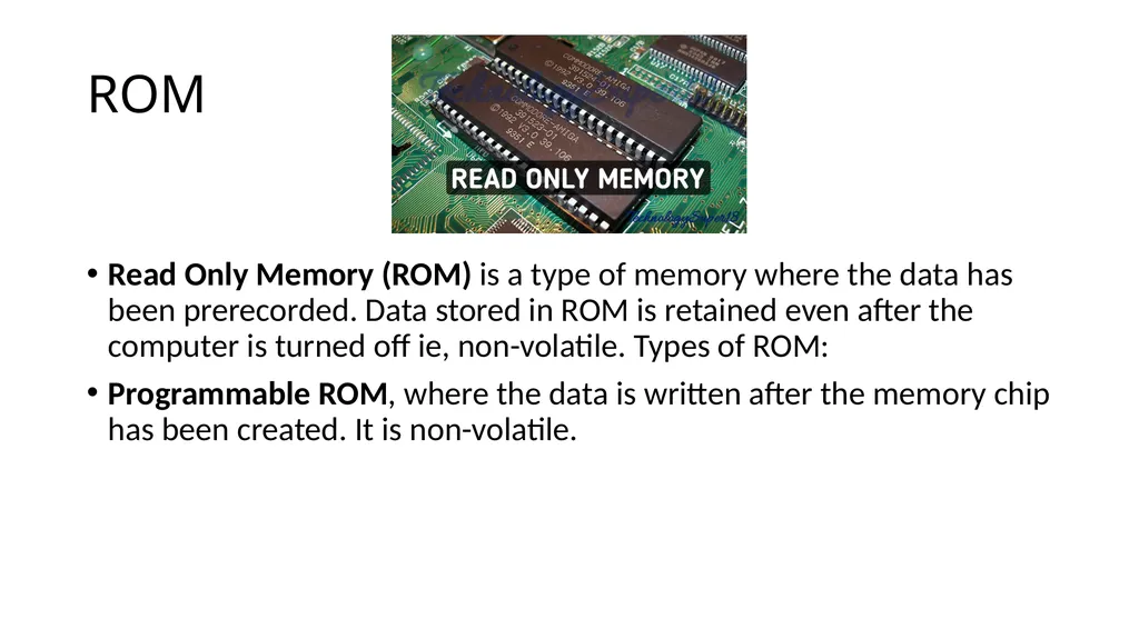 Subject Name :Computer Architecture Presentation - slide 7 of 12